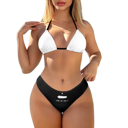 Come and Take It Flag Inspired Women's Bikini