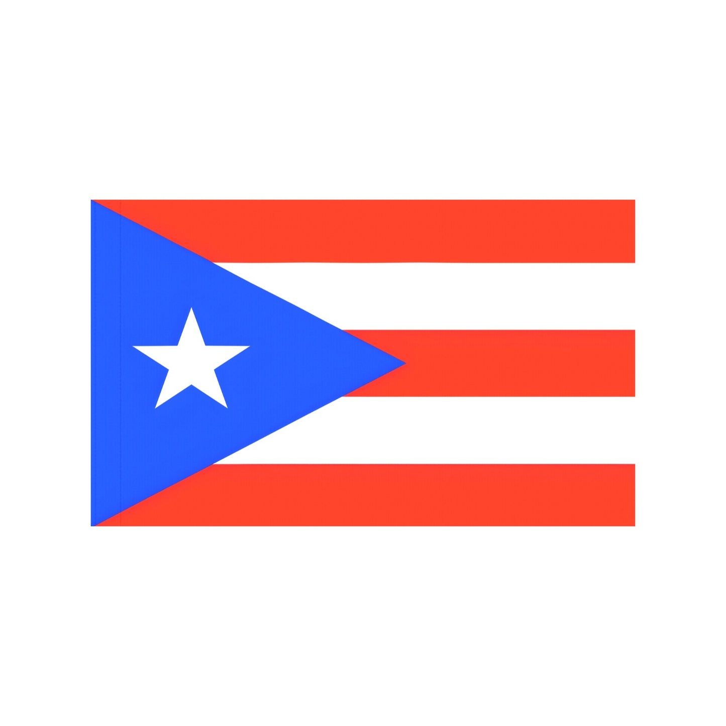 Puerto Rican flag by Luv My Flag, vibrant design.