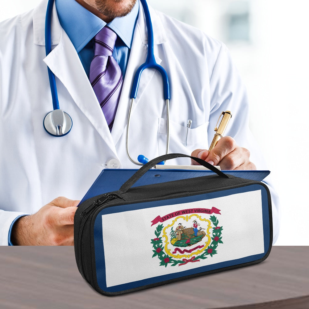 West Virginia Flag Inspired Stethoscope Storage Bag