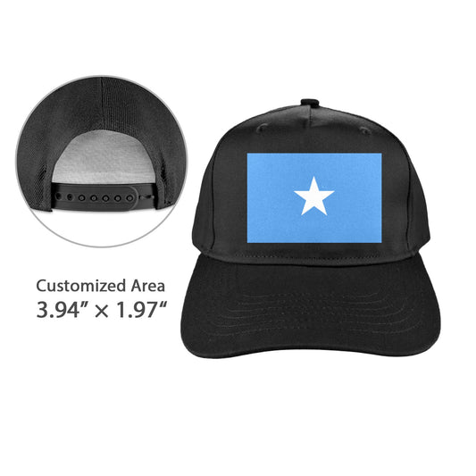 Somalia Flag Inspired Baseball Cap | Printed in the  USA