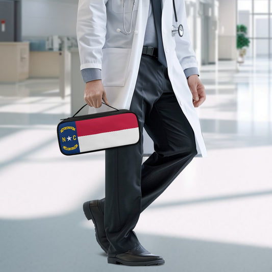 North Carolina Flag Inspired Stethoscope Storage Bag