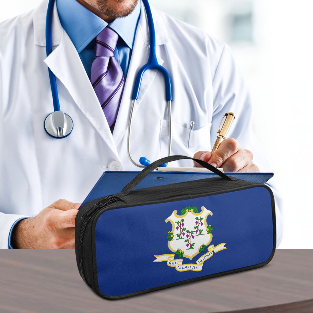 Connecticut Flag Inspired Stethoscope Storage Bag