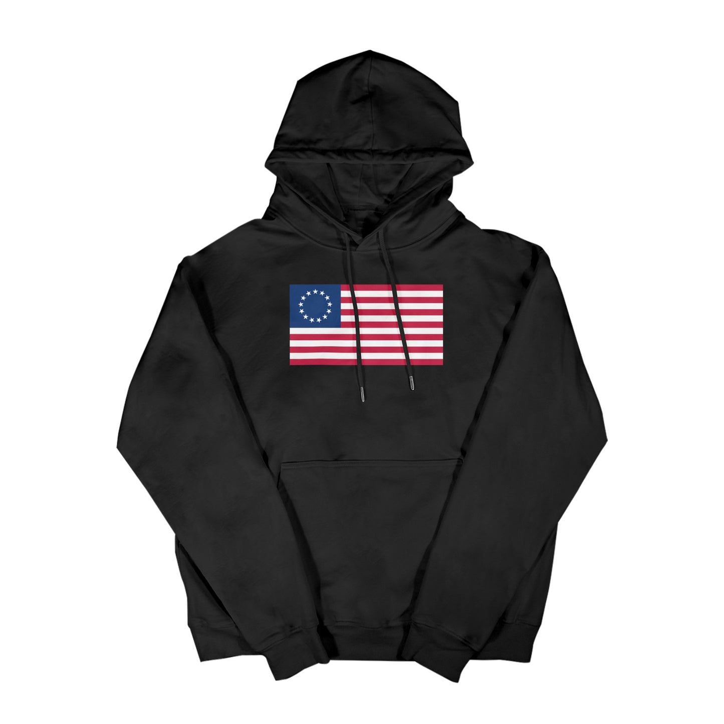 Betsy Ross Flag Inspired Men's Hoodie (Made in the USA)