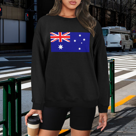 Australia Flag Unisex Fleece Sweatshirt (Made in the USA)