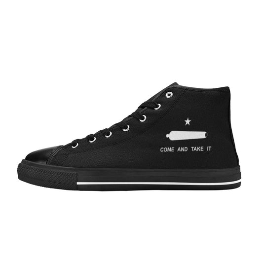 Come and Take It Flag Mens High Top Canvas Shoes