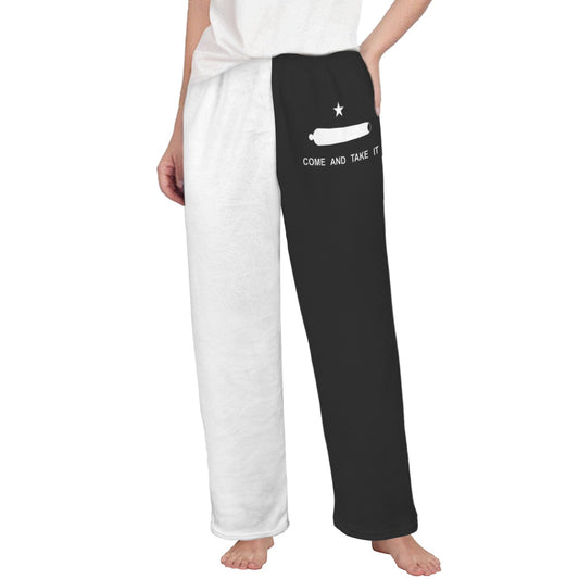 Come and Take It Flag Inspired Women's Flannel Pajama Trousers Made in the USA