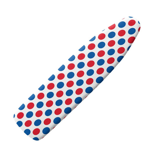 American Flag Colors Red Blue Polka Dot Ironing Board Cover