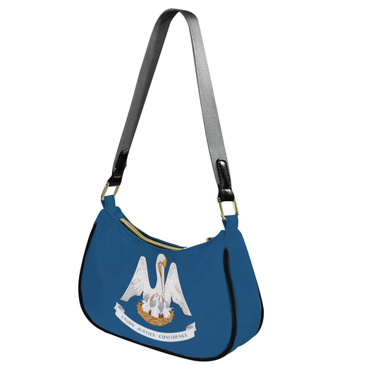 Louisiana Flag Inspired Women's Shoulder Bag