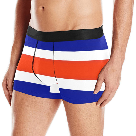 Costa Rica Flag Inspired Mens Boxer Briefs Made in the USA