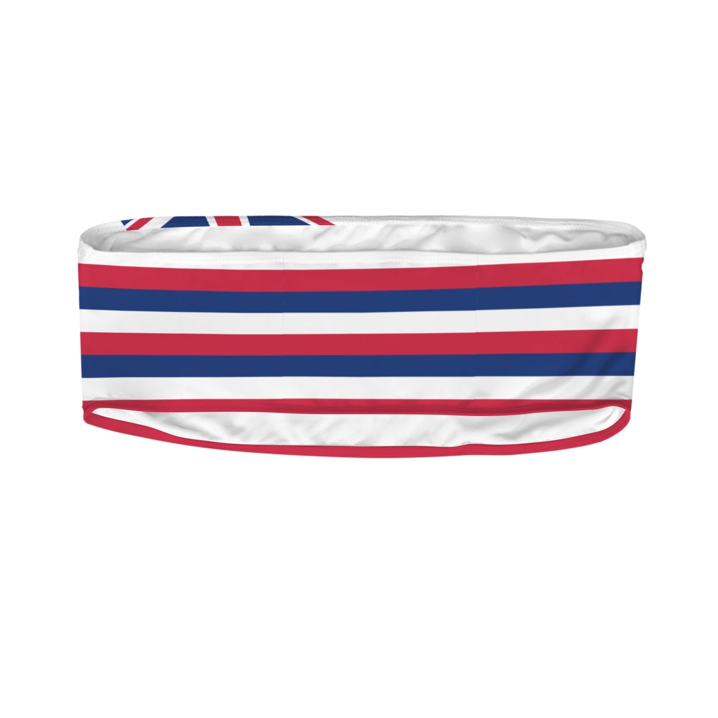 Hawaii Flag Inspired Bandeau Tube Bikini Top