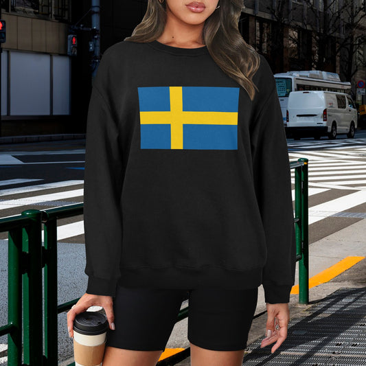 Sweden Flag Unisex Fleece Sweatshirt (Made in the USA)