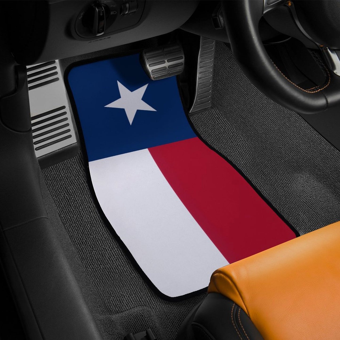 Texas Flag Inspired Car Floor Mats(4pcs)