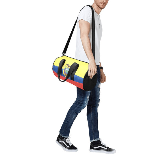 Ecuador Flag Inspired Travel Duffel Bag