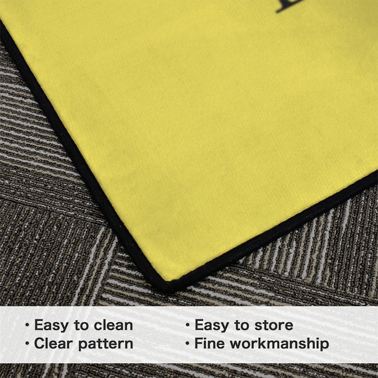 Gadsden Flag Inspired 84x60 Inch Area Rug with Black Binding (Made in the USA)