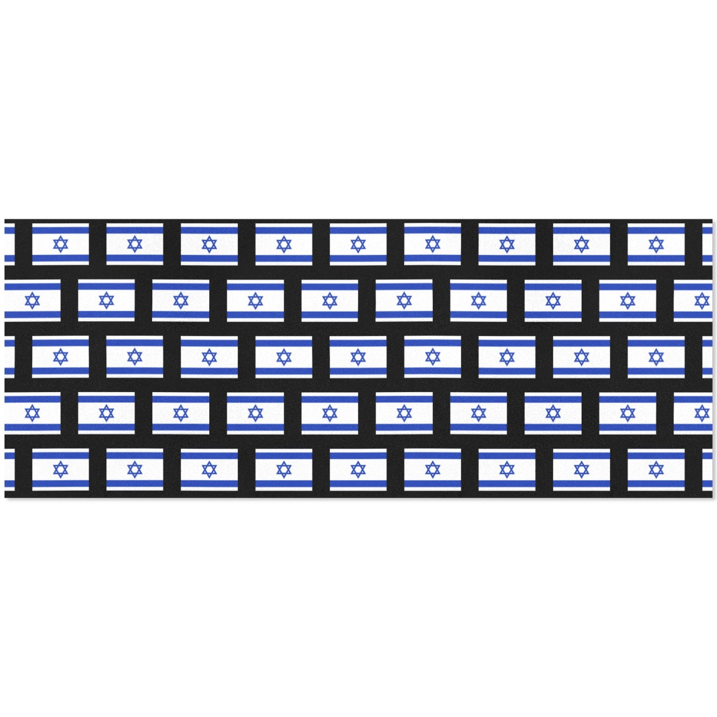 Israel Flag Custom Gift Wrapping Paper 58"x 22.5" (4 Rolls)