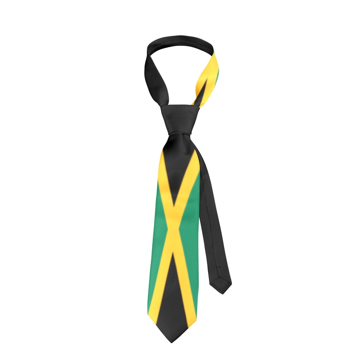 Jamaica Flag Inspired Classic Necktie (Two Sides)
