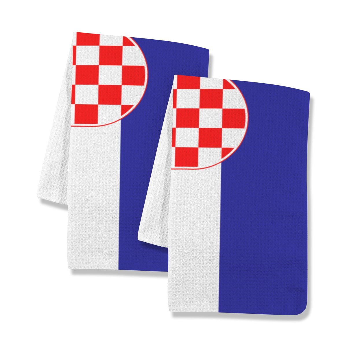 Croatia Flag Inspired Kitchen Towel 40X60cm (Pack of 2) | Printed In the USA