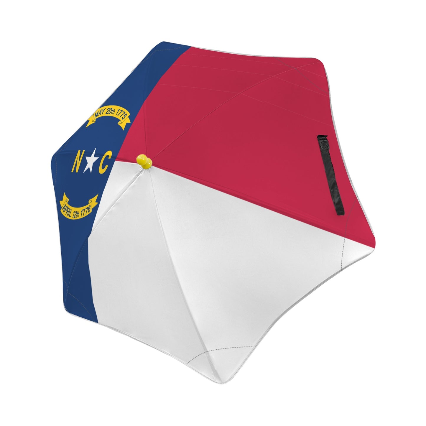 North Carolina Flag Inspired Kids Safe Round Corner Umbrella