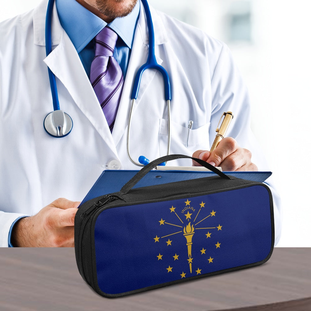 Indiana Flag Inspired Stethoscope Storage Bag