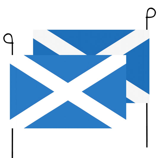 Scotland flag garden flag, two sizes.