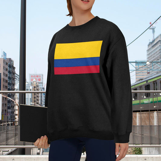 Colombia Flag Unisex Fleece Sweatshirt (Made in the USA)