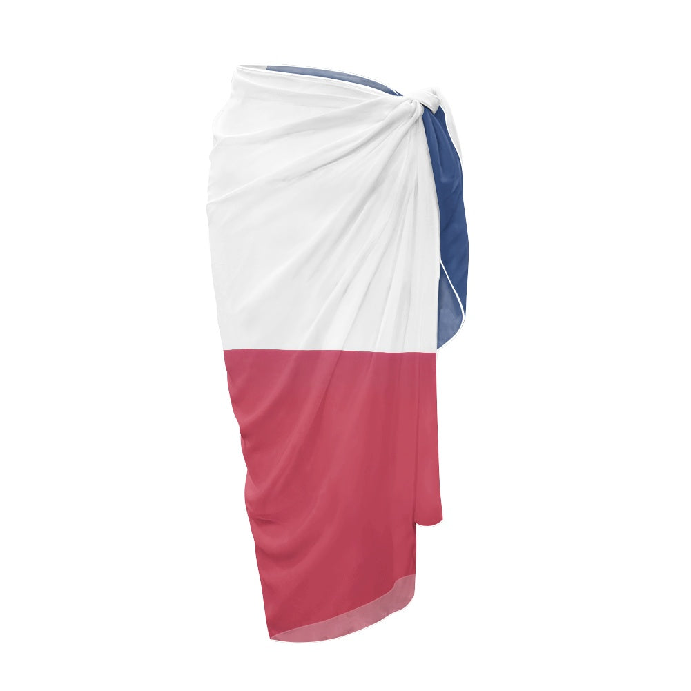 Texas Flag Inspired Bikini Cover-Up