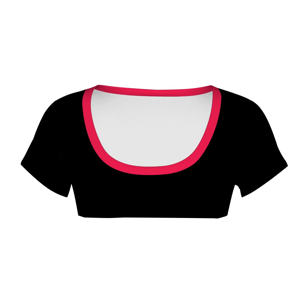 Thin Red Line Flag Inspired Women's 1/2 Cut Short Sleeve T-Shirt Style-2