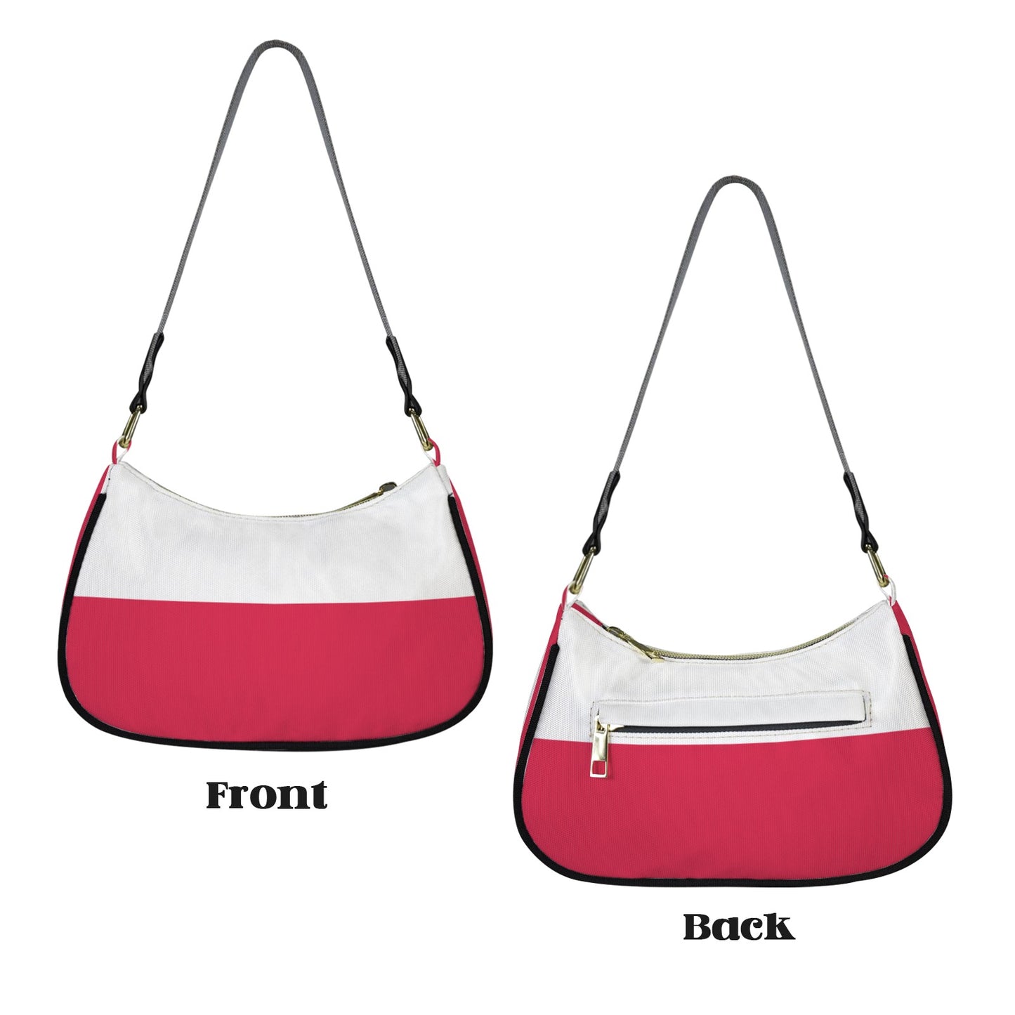 Poland Flag Inspired Women's Shoulder Bag