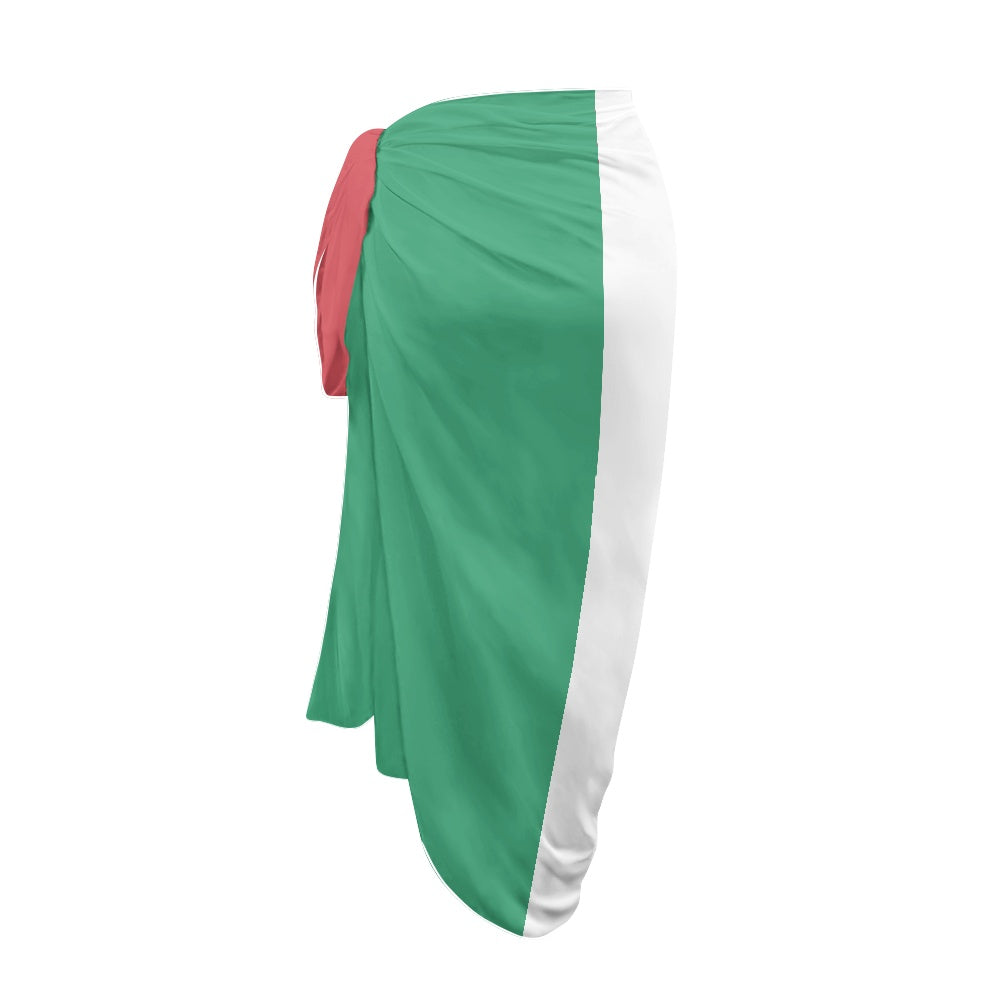 Italy Flag Inspired Bikini Cover-Up