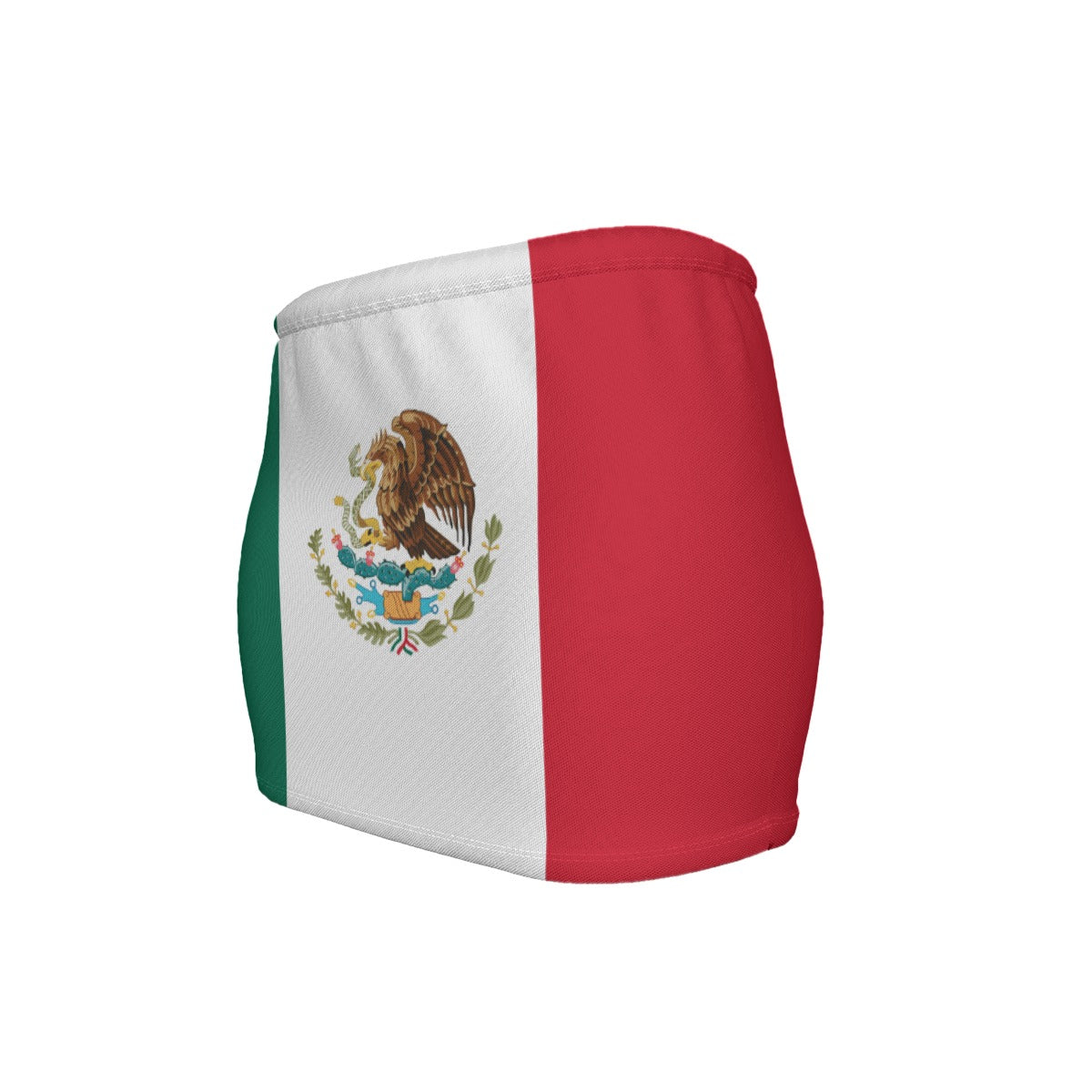 Mexico Flag Inspired Women’s Slinky Micro Mini Skirt