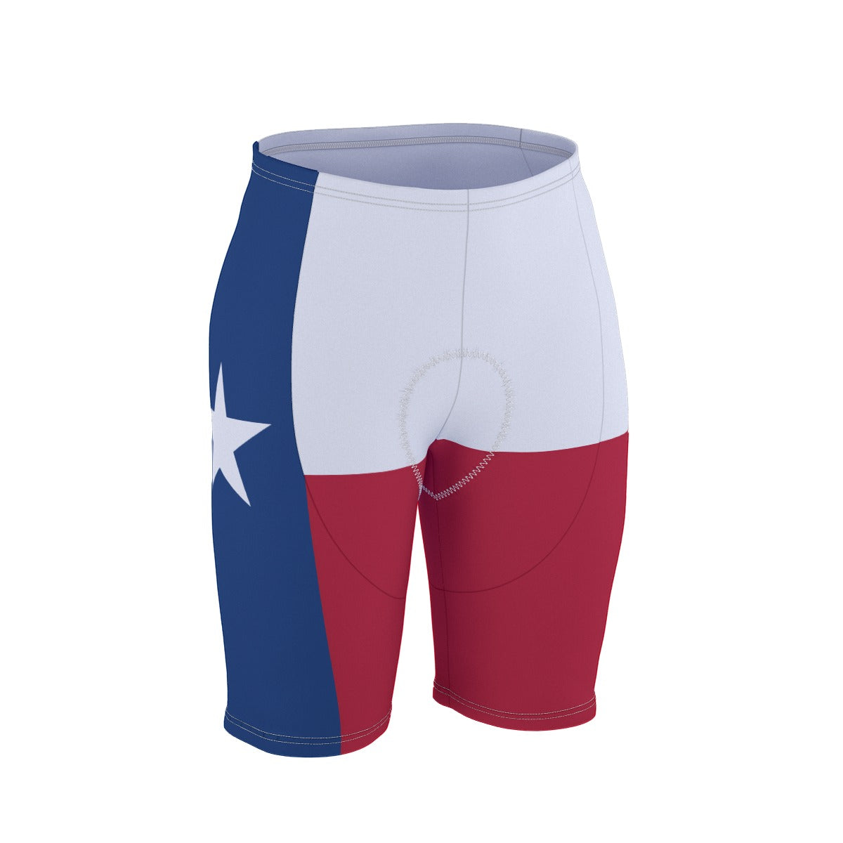 Texas Flag Inspired Men’s Cycling Shorts