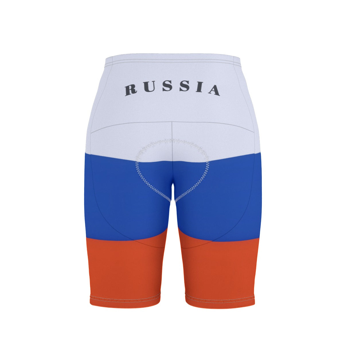 Russia Flag Inspired Men’s Cycling Shorts
