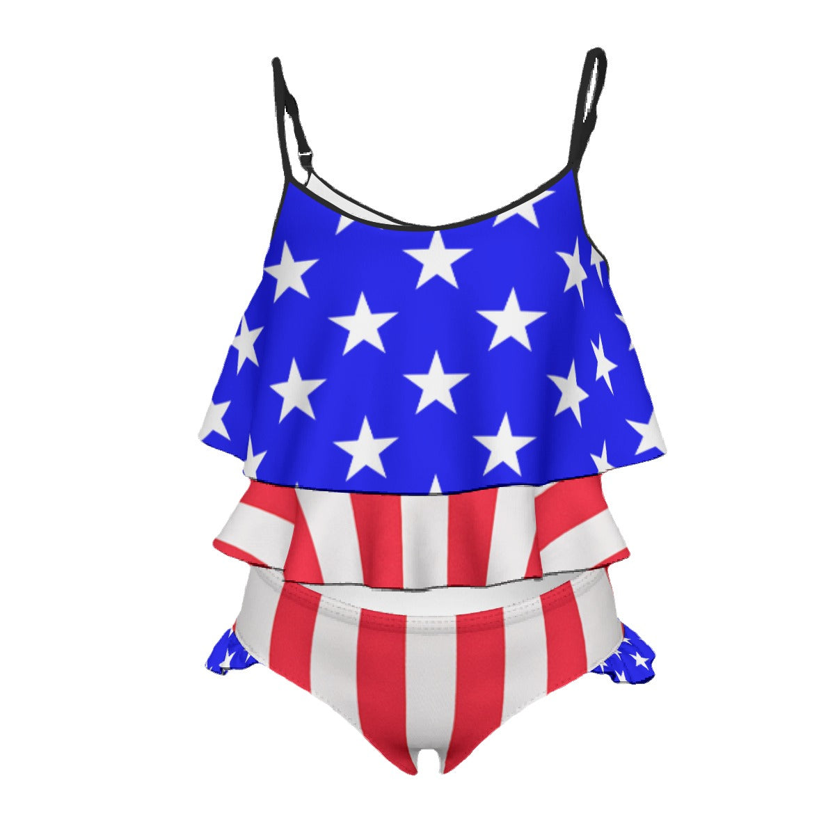 USA/America Flag Inspired Girl's Swimsuit