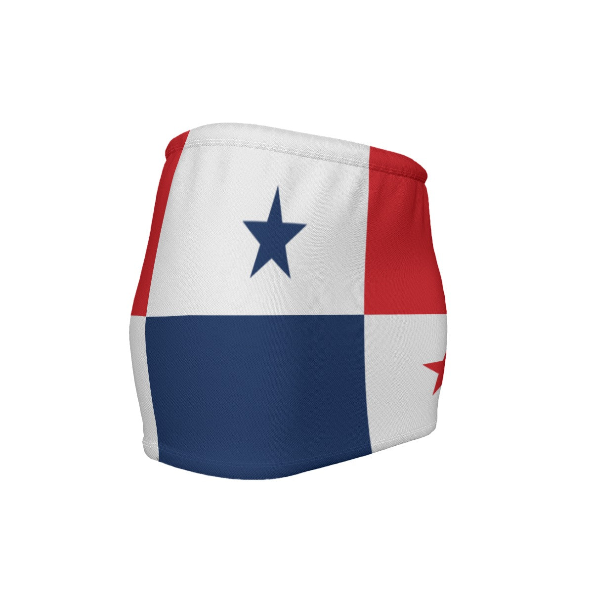 Panama Flag Inspired Women’s Slinky Micro Mini Skirt