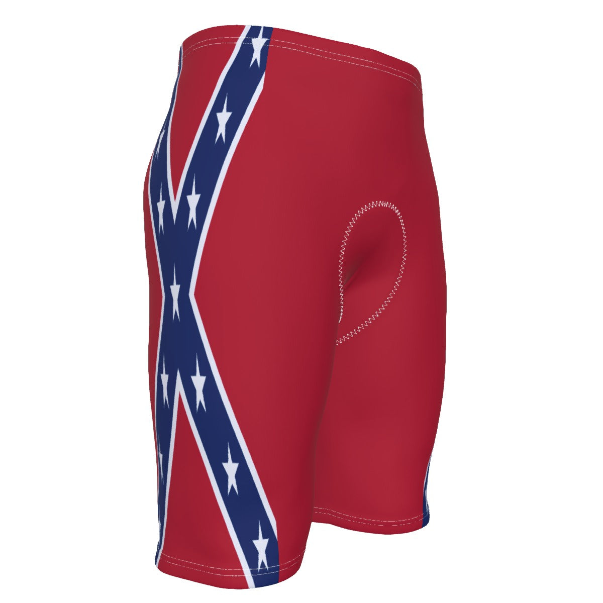 Confederate States Flag Inspired Men’s Cycling Shorts