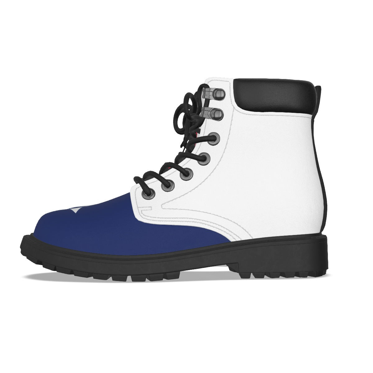 Texas Flag Inspired Men’s Padded-Collar Lace-Up Utility Boots