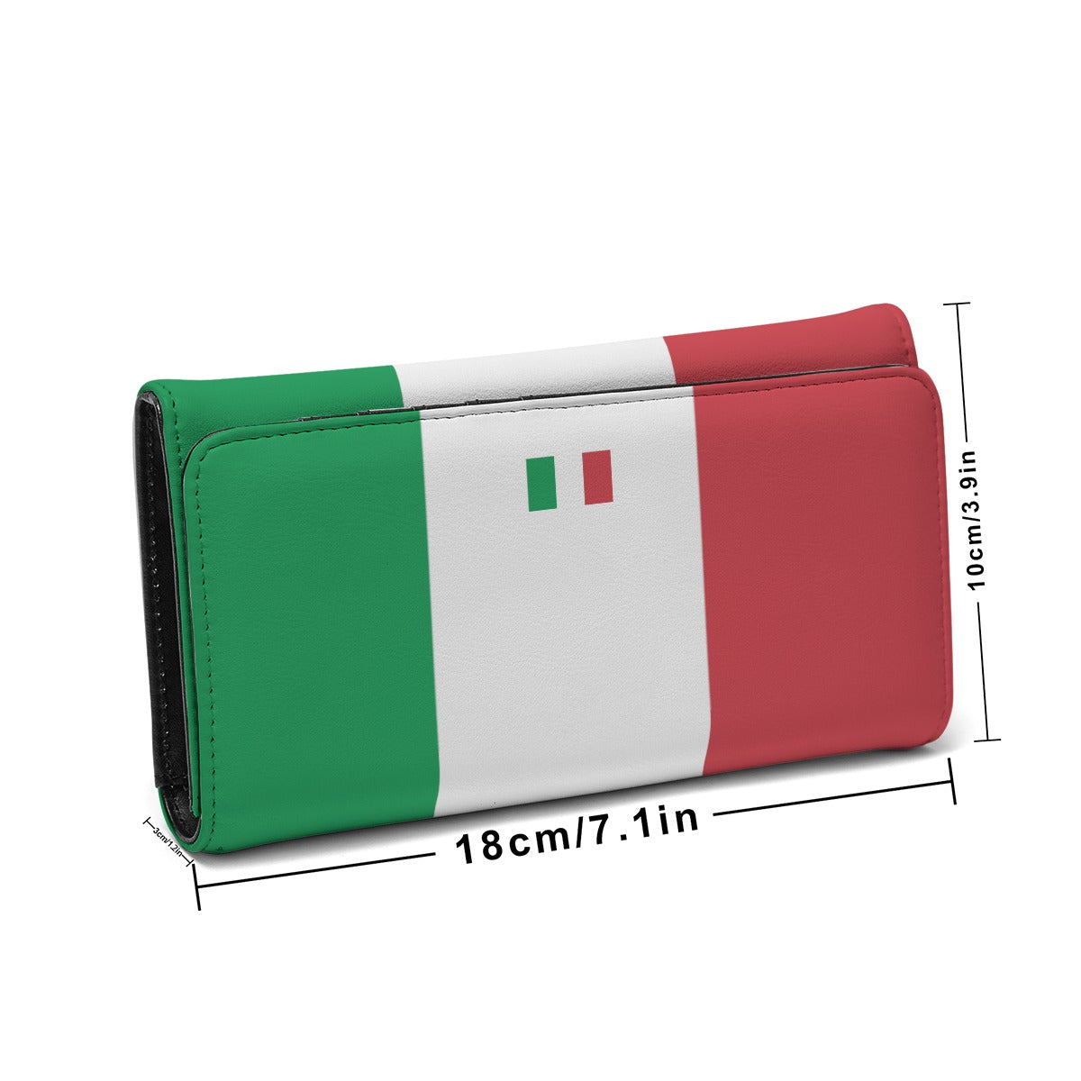 Italy Flag Inspired Wallet Delight – Fold It Up, Keep It Tight