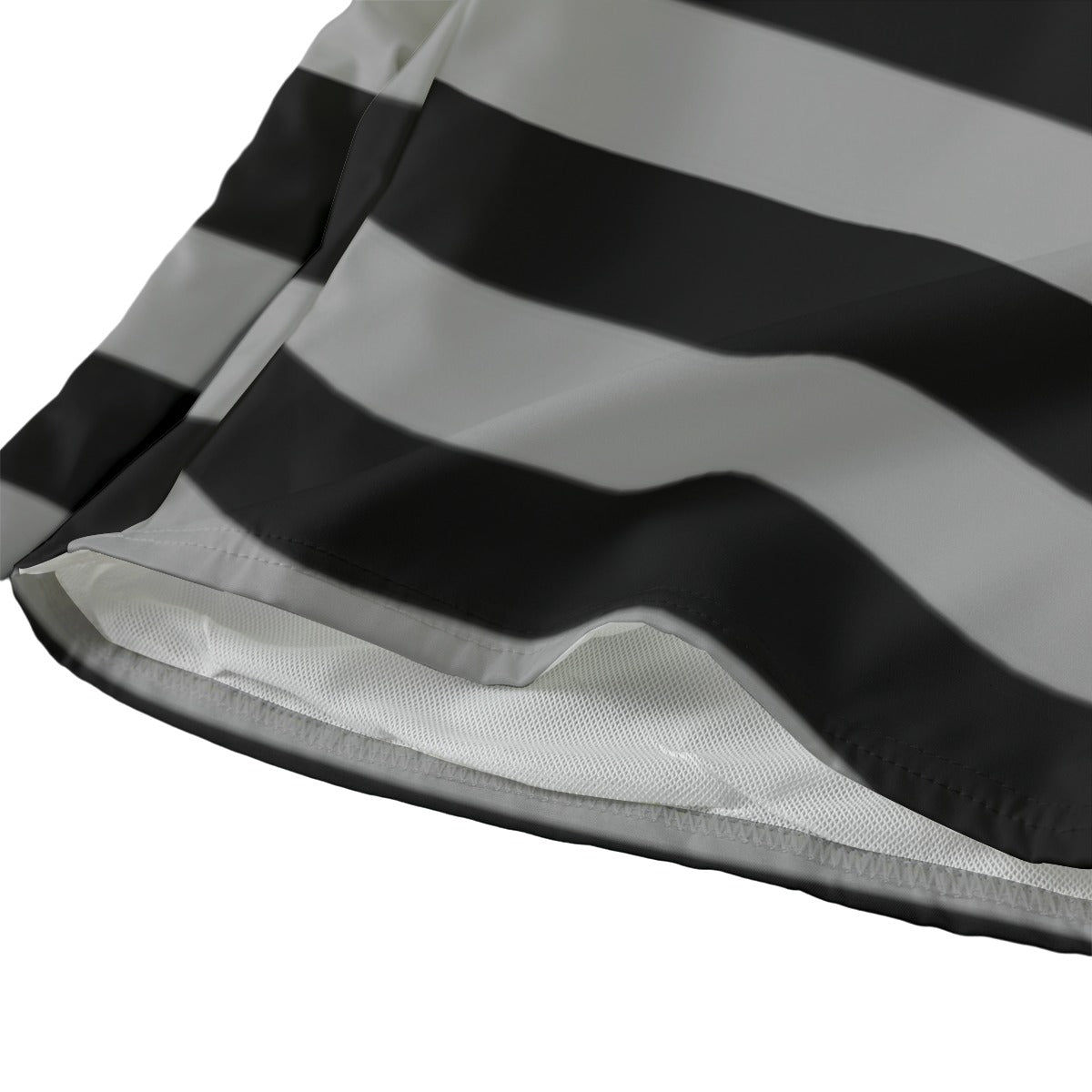 [Luv My Flag] black and white striped flag corner.