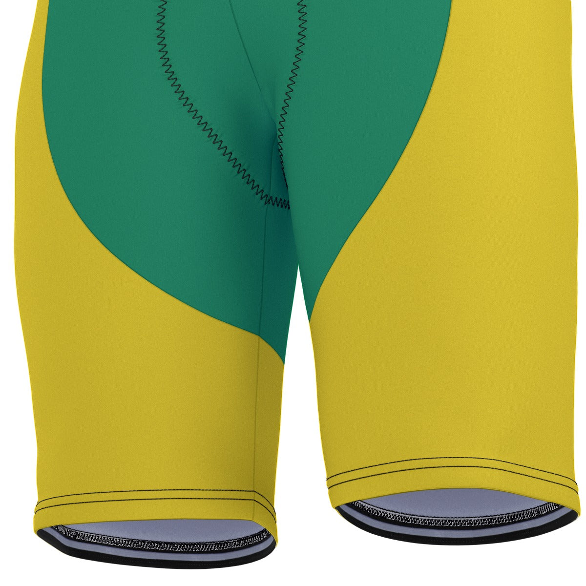 Brazil Flag Inspired Men’s Cycling Shorts