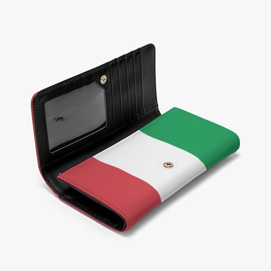 Italy Flag Inspired Wallet Delight – Fold It Up, Keep It Tight
