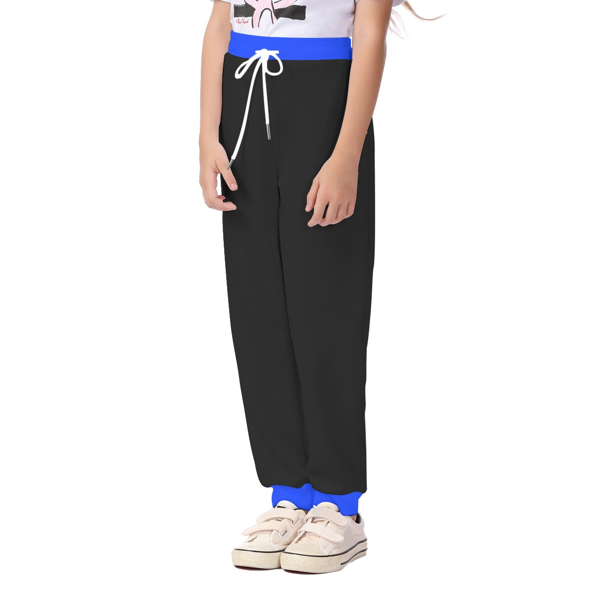 Thin Blue Line Flag Inspired Unisex Kids' Casual Pants Style-2