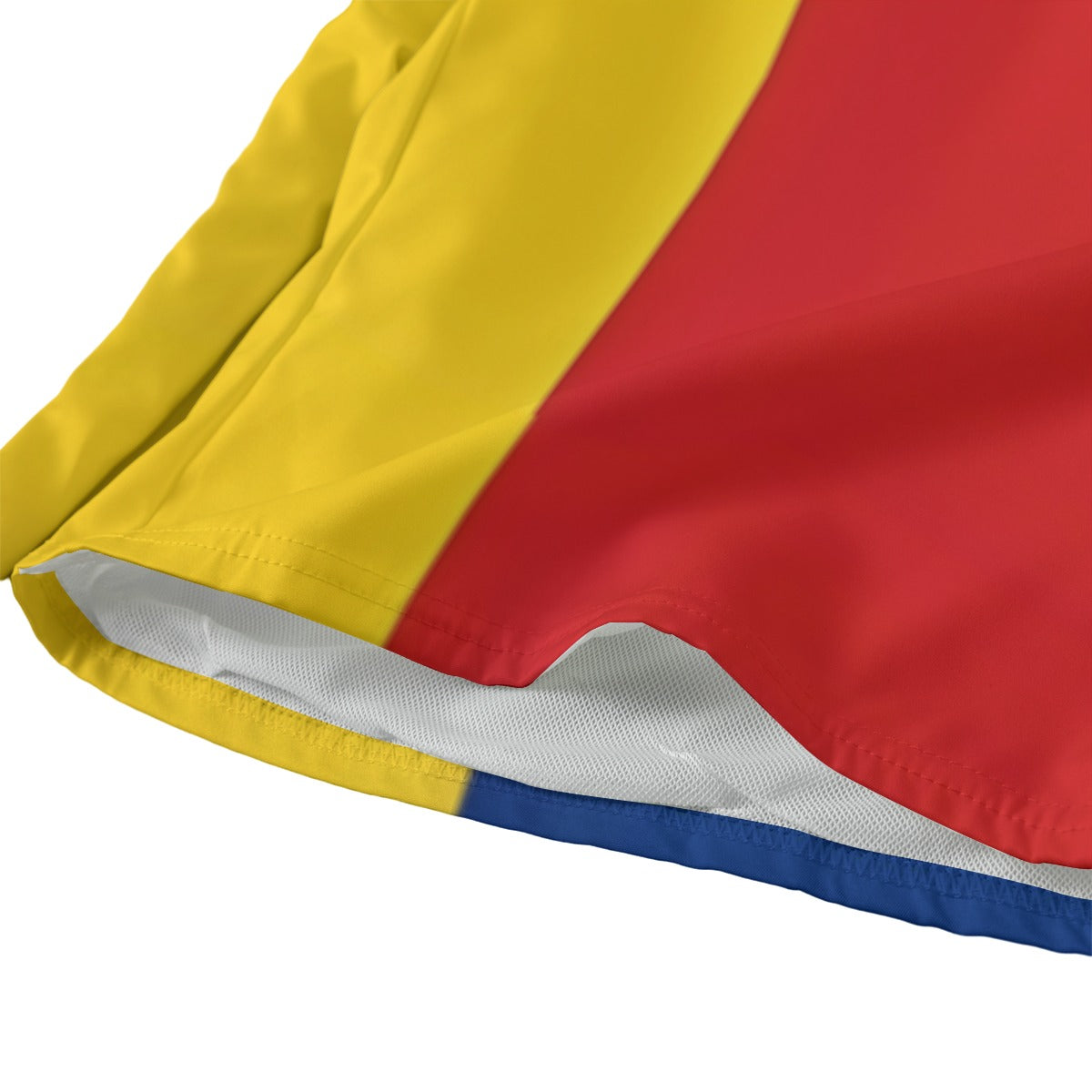 Red, yellow, blue flag by Luv My Flag brand.