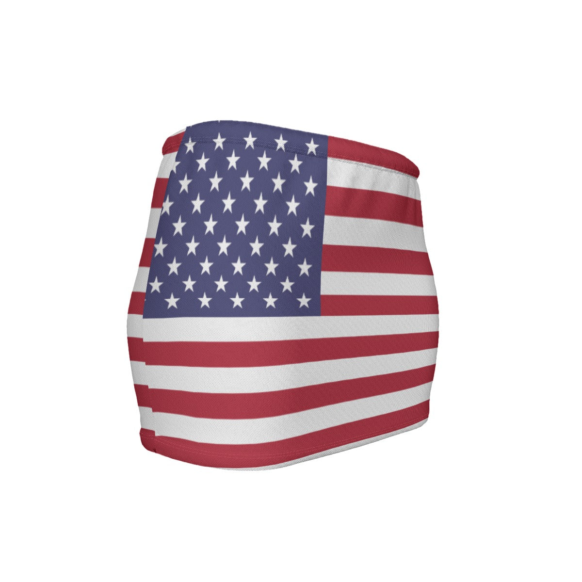 USA/American Flag Inspired Women’s Slinky Micro Mini Skirt