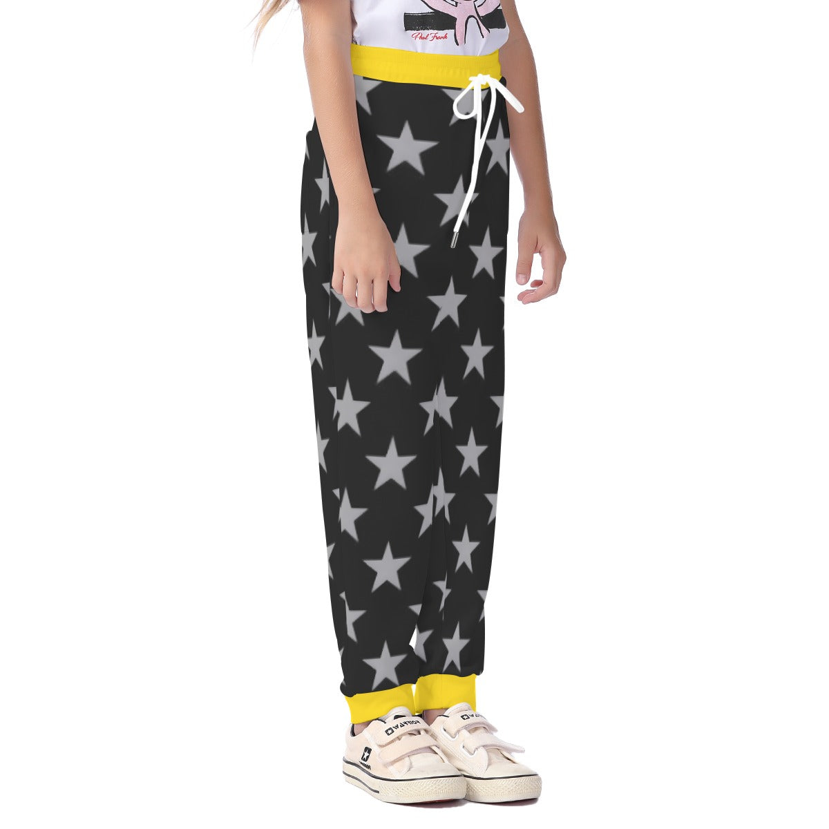 Thin Gold Line Flag Inspired Unisex Kids' Casual Pants