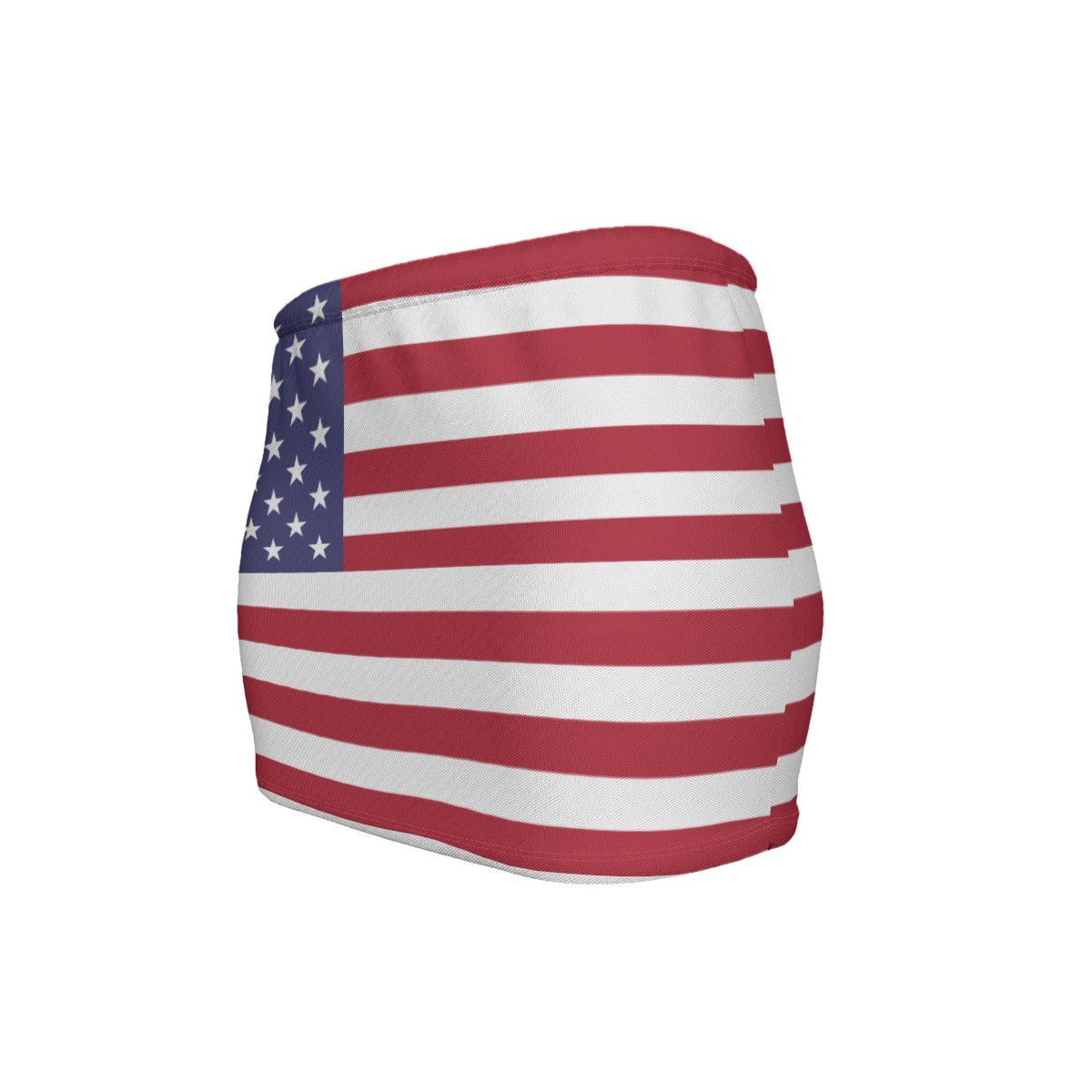 USA/American Flag Inspired Women’s Slinky Micro Mini Skirt