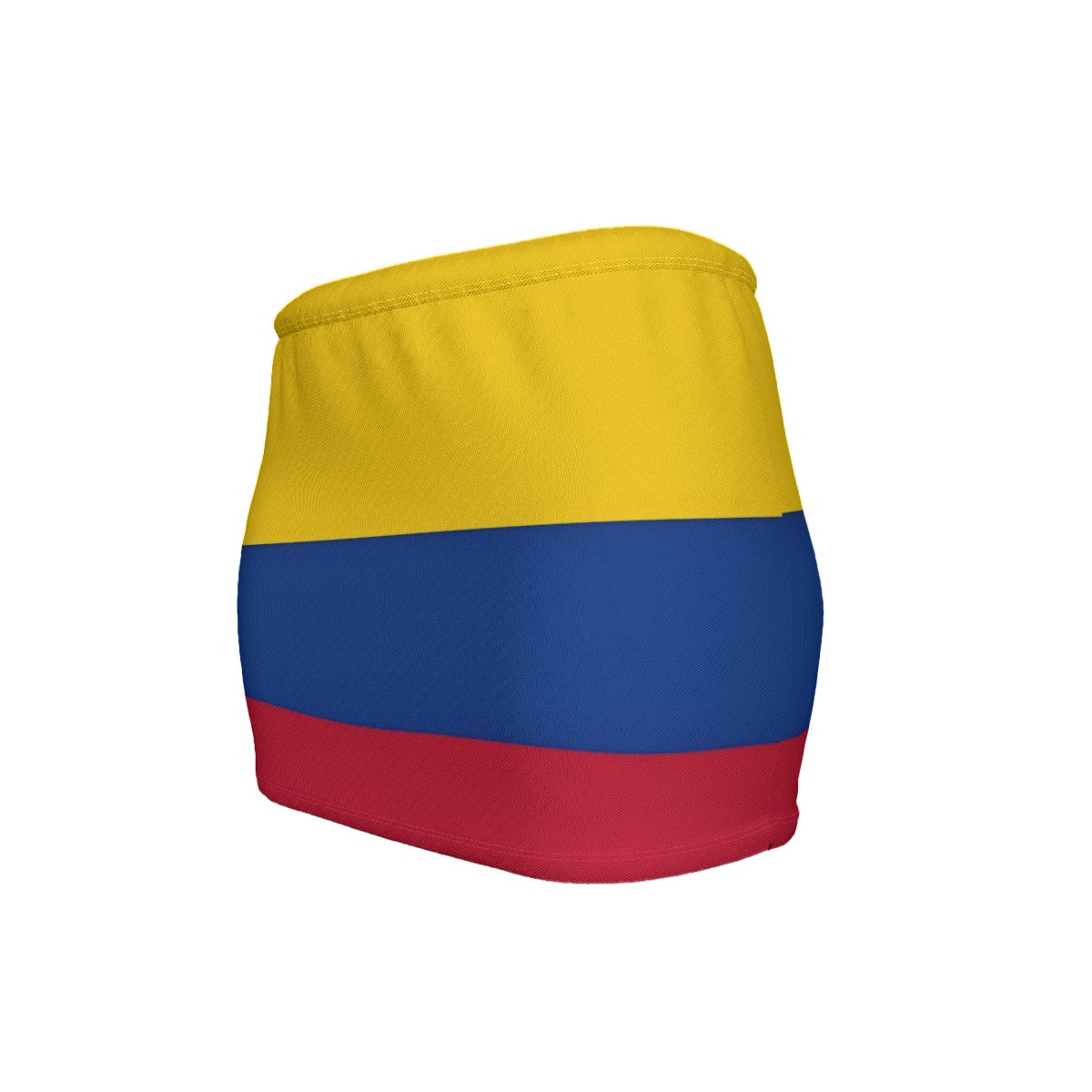 Colombia Flag Inspired Women’s Slinky Micro Mini Skirt