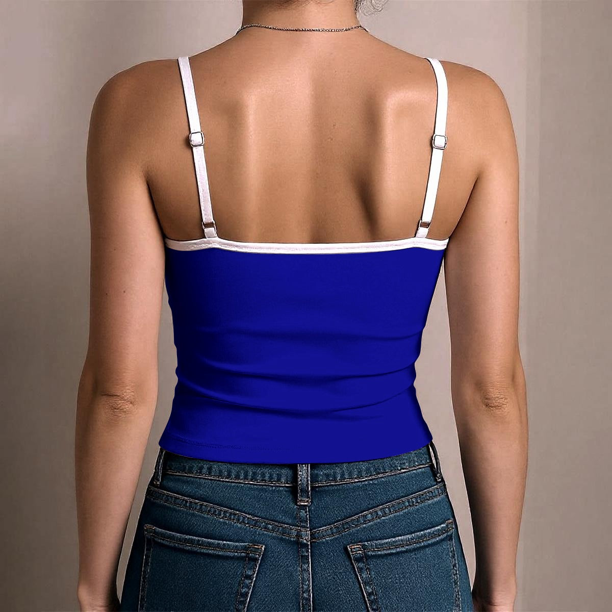 Australia Flag Inspired Women's Spaghetti Strap Tank Top