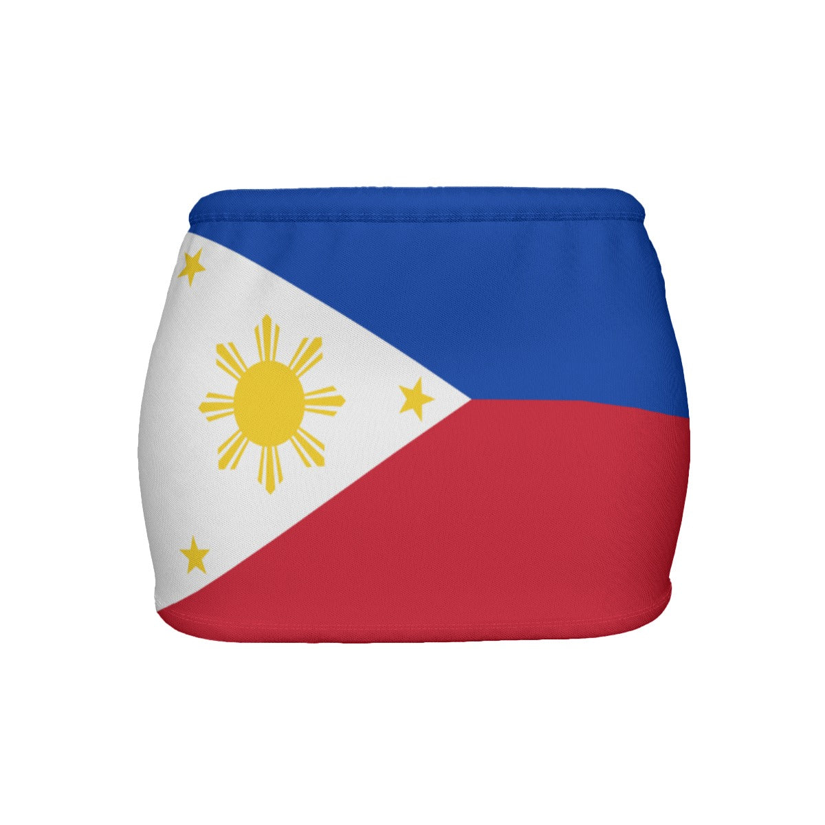 Philippines Flag Inspired Women’s Slinky Micro Mini Skirt