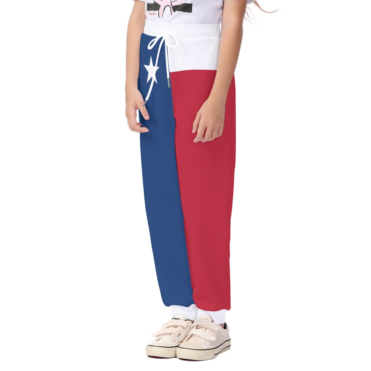 Texas Flag Inspired Unisex Kids' Casual Pants