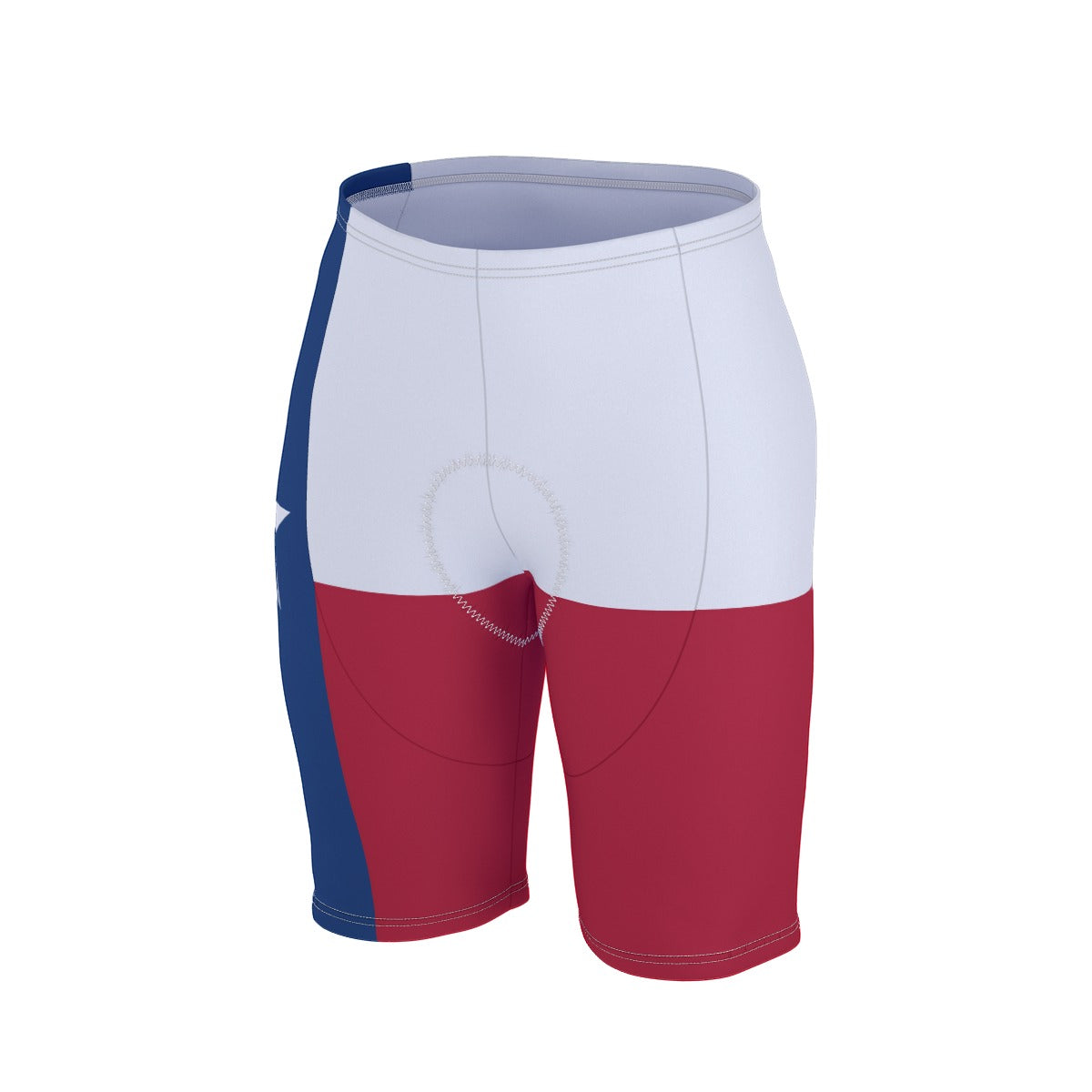 Texas Flag Inspired Men’s Cycling Shorts